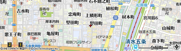 京都府京都市下京区下鱗形町527周辺の地図
