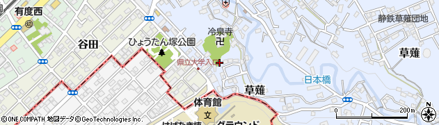 寺上公園周辺の地図