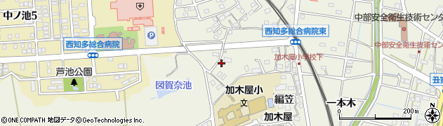愛知県東海市加木屋町与平山27周辺の地図