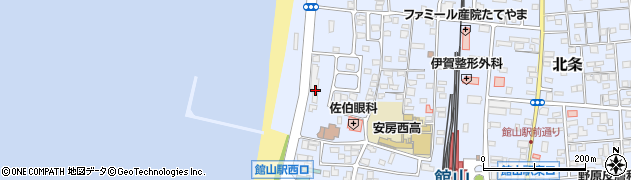 館山シーサイドハイツ管理室周辺の地図