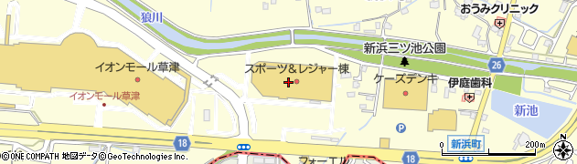 グローバルセレクション　イオンモール草津店周辺の地図