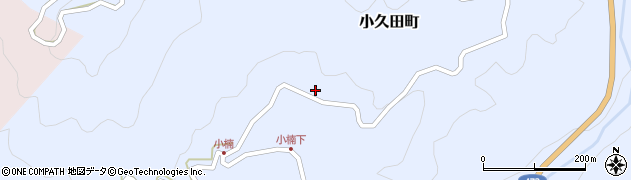 愛知県岡崎市小久田町（寺辻）周辺の地図