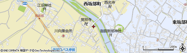 三重県四日市市西坂部町3734周辺の地図