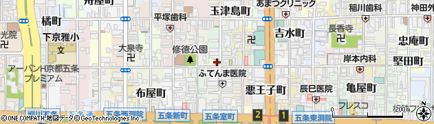 ミニストップ京都室町通万寿寺店周辺の地図