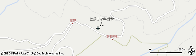 滋賀県蒲生郡日野町熊野224周辺の地図