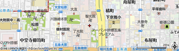京都府京都市下京区柿本町695周辺の地図