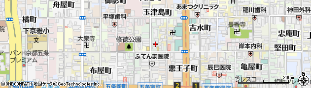 京都府京都市下京区元両替町258周辺の地図