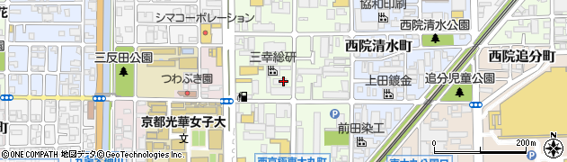 京都塗料商業協同組合　塗料会館周辺の地図