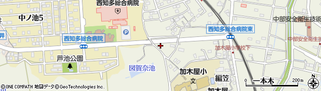 愛知県東海市加木屋町与平山4周辺の地図