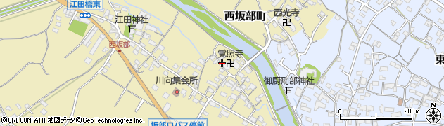 三重県四日市市西坂部町3694周辺の地図