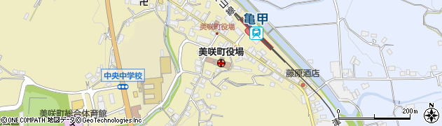 岡山県美咲町（久米郡）周辺の地図