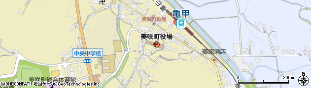 美咲町役場　くらし安全課周辺の地図