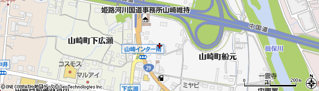 兵庫県宍粟市山崎町船元279周辺の地図