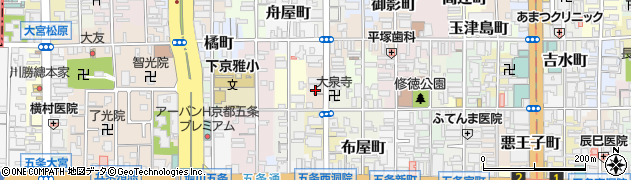 京都府京都市下京区永倉町周辺の地図