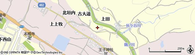 京都府亀岡市篠町篠（古大道）周辺の地図