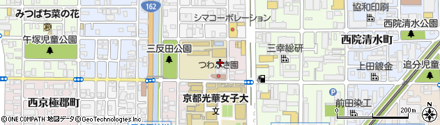京都市児童福祉施設公設民営児童館葛野児童館周辺の地図