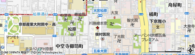 京都府京都市下京区上五条町394周辺の地図
