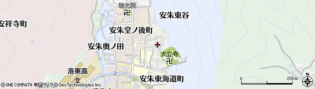 京都府京都市山科区安朱東海道町66-26周辺の地図