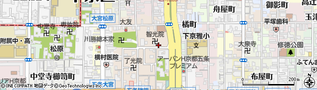 京都府京都市下京区柿本町626周辺の地図