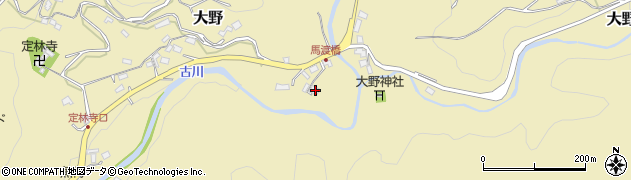 静岡県伊豆市大野1159周辺の地図