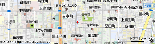 京都府京都市下京区大江町554周辺の地図