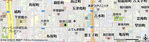 京都府京都市下京区元両替町255周辺の地図