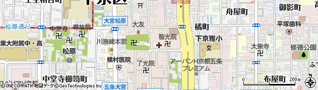 京都府京都市下京区柿本町570周辺の地図