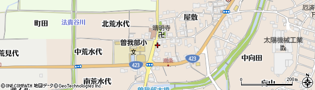 京都府亀岡市曽我部町南条上河原46周辺の地図