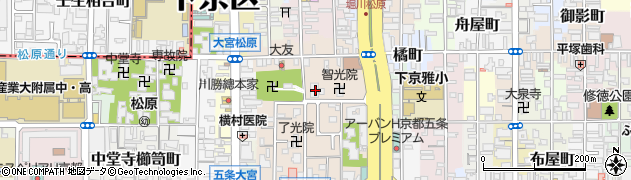 京都府京都市下京区柿本町684周辺の地図