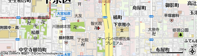 京都府京都市下京区柿本町690周辺の地図