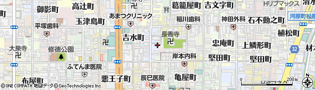 京都府京都市下京区大江町548周辺の地図