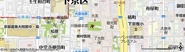 京都府京都市下京区柿本町735周辺の地図