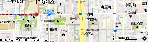 京都府京都市下京区柿本町685周辺の地図