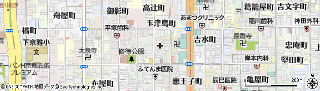 京都府京都市下京区元両替町周辺の地図