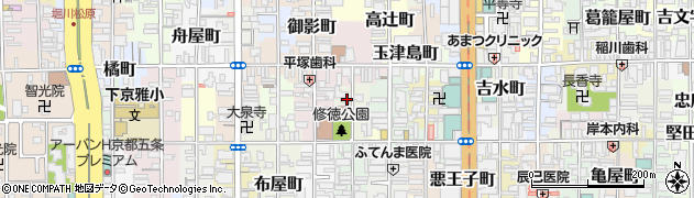 京都府京都市下京区徳万町周辺の地図