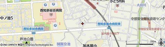 愛知県東海市加木屋町与平山周辺の地図