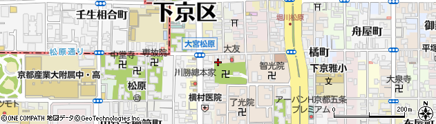 京都府京都市下京区北門前町732周辺の地図