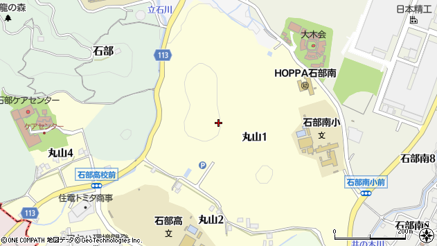 〒520-3112 滋賀県湖南市丸山の地図
