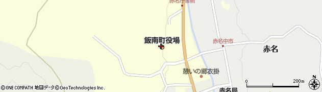 飯南町役場　本庁舎議会事務局周辺の地図