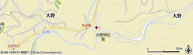 静岡県伊豆市大野1184周辺の地図