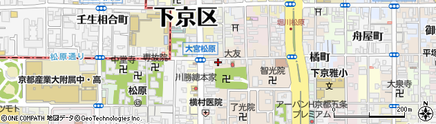 京都府京都市下京区北門前町731周辺の地図