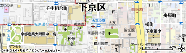 京都府京都市下京区上五条町385周辺の地図
