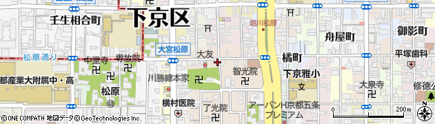 京都府京都市下京区北門前町743周辺の地図