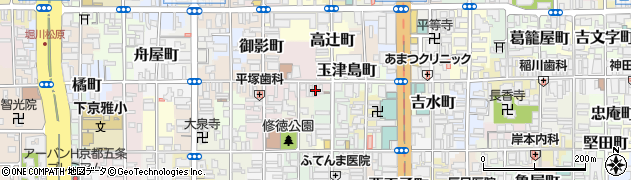 京都府京都市下京区中野之町185周辺の地図