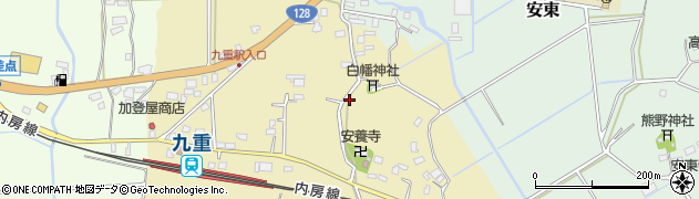 千葉県館山市二子周辺の地図