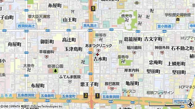 〒600-8417 京都府京都市下京区俊成町の地図