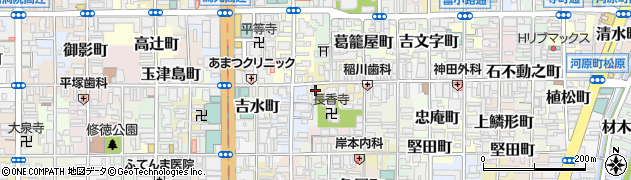 京都府京都市下京区本燈籠町周辺の地図