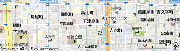 京都府京都市下京区玉津島町周辺の地図