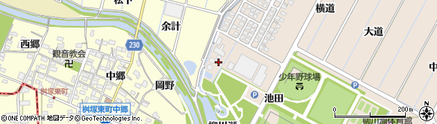 愛知県豊田市畝部東町柳川瀬10周辺の地図