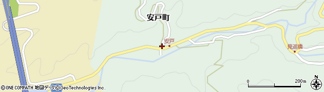 愛知県岡崎市安戸町（日向）周辺の地図